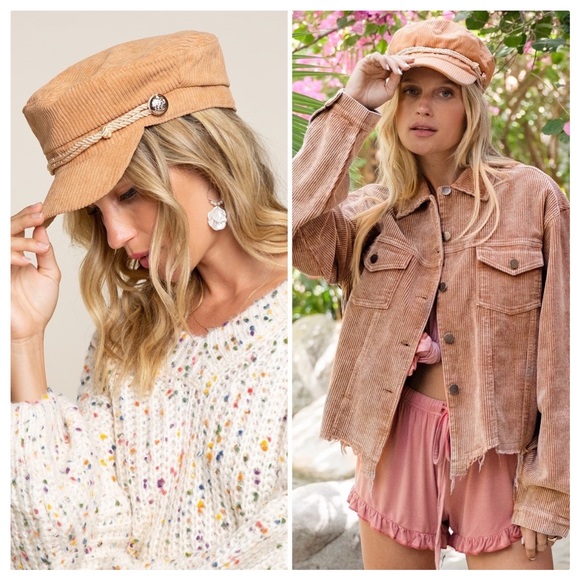 POL Newsboy Must Have Corduroy Hat - Picture 2 of 13